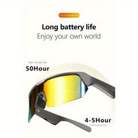 Thumbnail for Wireless Smart Audio Glasses with UV400 Protection - InspiredGrabs.com