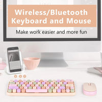 Thumbnail for Wireless Typewriter Keyboard & Mouse Combo - InspiredGrabs.com