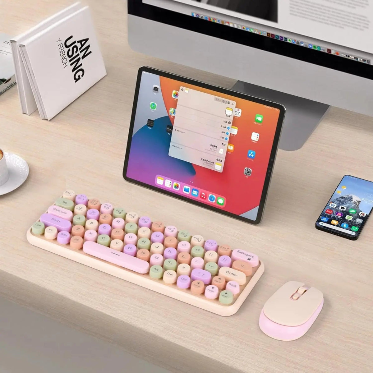 Wireless Typewriter Keyboard & Mouse Combo - InspiredGrabs.com