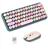 Thumbnail for Wireless Typewriter Keyboard & Mouse Combo - InspiredGrabs.com