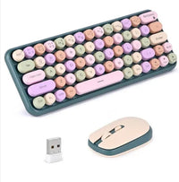 Thumbnail for Wireless Typewriter Keyboard & Mouse Combo - InspiredGrabs.com