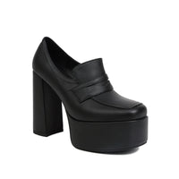 Thumbnail for Women Platform Square Toe Thick Heel Pumps - InspiredGrabs.com