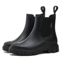 Thumbnail for Women's Non - Slip Waterproof Ankle Rain Boots - InspiredGrabs.com