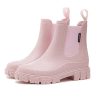 Thumbnail for Women's Non - Slip Waterproof Ankle Rain Boots - InspiredGrabs.com