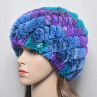 Thumbnail for Women’s Real Rex Rabbit Fur Winter Set – Hat, Scarf & Mittens (3 - Piece) - InspiredGrabs.com