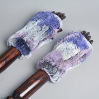 Thumbnail for Women’s Real Rex Rabbit Fur Winter Set – Hat, Scarf & Mittens (3 - Piece) - InspiredGrabs.com