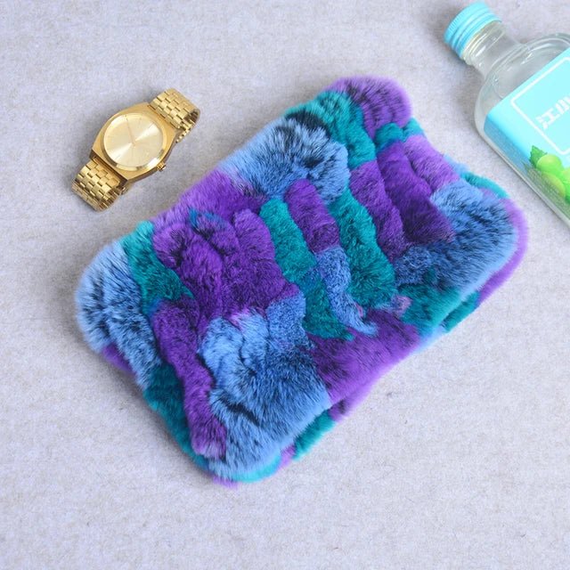 Women’s Real Rex Rabbit Fur Winter Set – Hat, Scarf & Mittens (3 - Piece) - InspiredGrabs.com