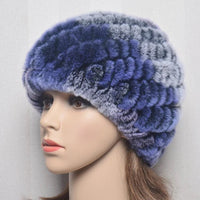 Thumbnail for Women’s Real Rex Rabbit Fur Winter Set – Hat, Scarf & Mittens (3 - Piece) - InspiredGrabs.com