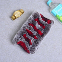 Thumbnail for Women’s Real Rex Rabbit Fur Winter Set – Hat, Scarf & Mittens (3 - Piece) - InspiredGrabs.com