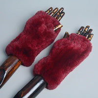Thumbnail for Women’s Real Rex Rabbit Fur Winter Set – Hat, Scarf & Mittens (3 - Piece) - InspiredGrabs.com
