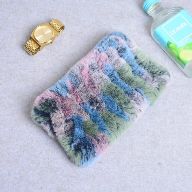 Women’s Real Rex Rabbit Fur Winter Set – Hat, Scarf & Mittens (3 - Piece) - InspiredGrabs.com