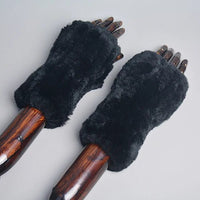 Thumbnail for Women’s Real Rex Rabbit Fur Winter Set – Hat, Scarf & Mittens (3 - Piece) - InspiredGrabs.com