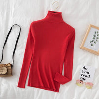 Thumbnail for Women’s Turtleneck Knit Sweater – Soft Cashmere - Feel Pullover for Autumn & Winter - InspiredGrabs.com