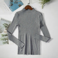 Thumbnail for Women’s Turtleneck Knit Sweater – Soft Cashmere - Feel Pullover for Autumn & Winter - InspiredGrabs.com