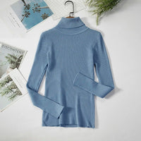 Thumbnail for Women’s Turtleneck Knit Sweater – Soft Cashmere - Feel Pullover for Autumn & Winter - InspiredGrabs.com
