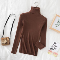 Thumbnail for Women’s Turtleneck Knit Sweater – Soft Cashmere - Feel Pullover for Autumn & Winter - InspiredGrabs.com