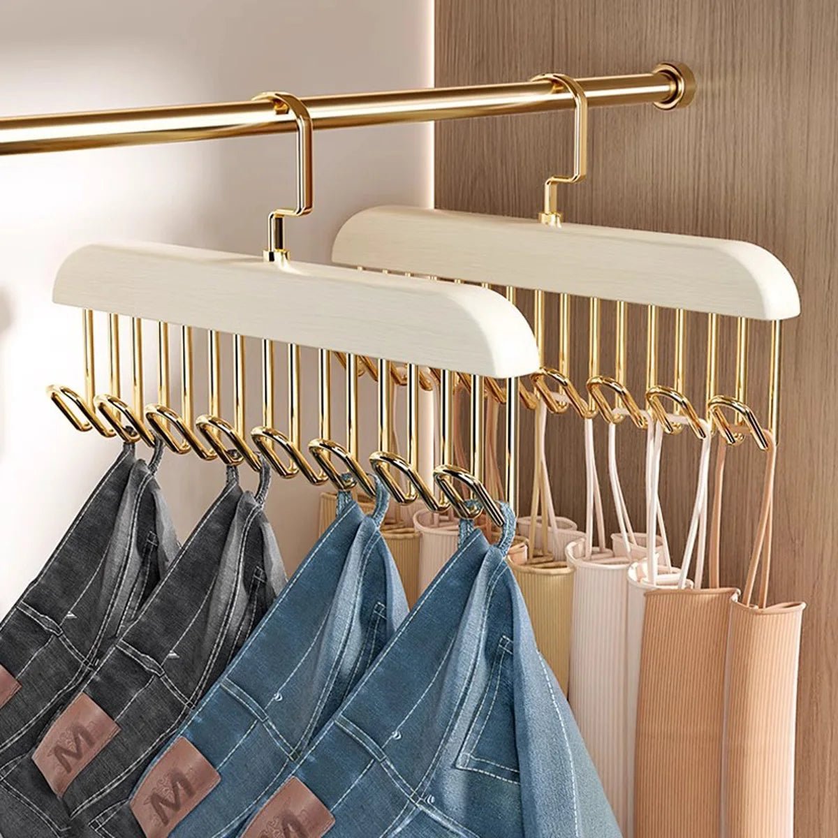 Wooden Accessory Hanger – Natural, 1 Piece - InspiredGrabs.com