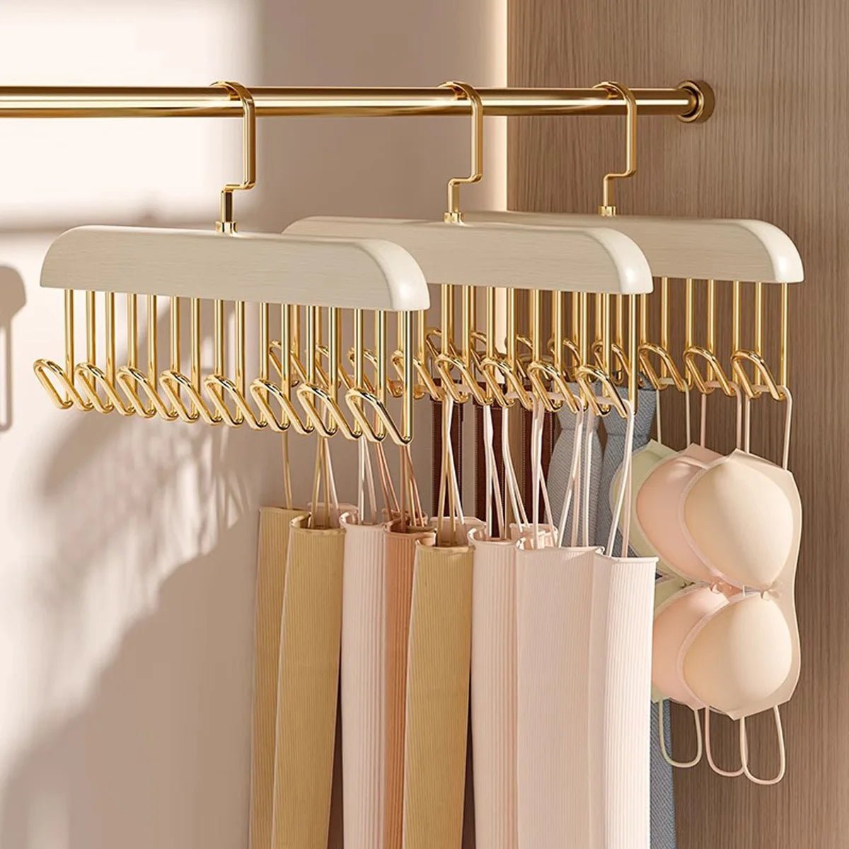 Wooden Accessory Hanger – Natural, 1 Piece - InspiredGrabs.com