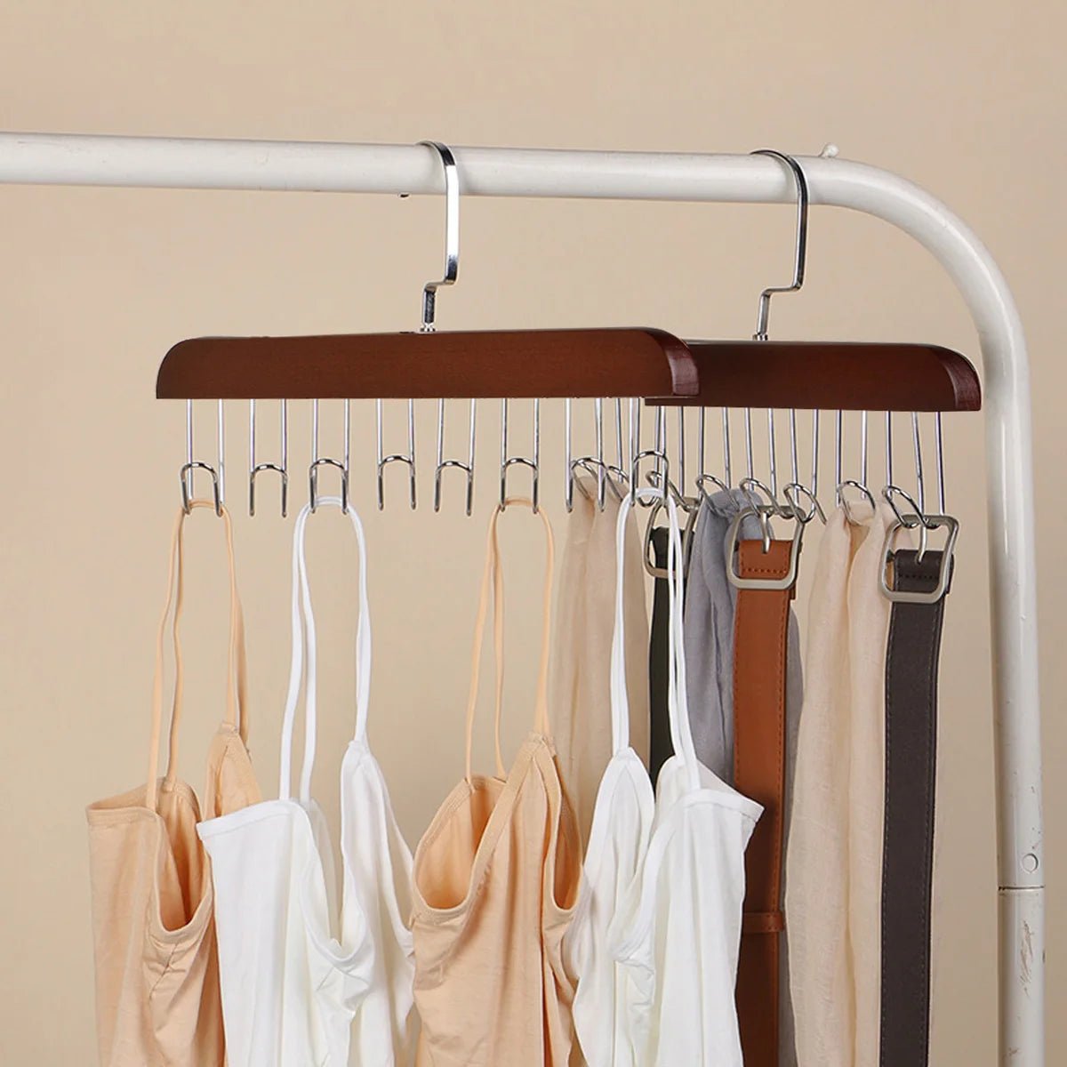 Wooden Accessory Hanger – Natural, 1 Piece - InspiredGrabs.com