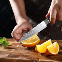 Thumbnail for WXCOO Japanese Kitchen Knife Set – High Carbon Steel Knives with Sheath - InspiredGrabs.com