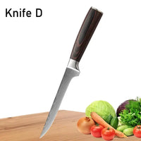 Thumbnail for WXCOO Japanese Kitchen Knife Set – High Carbon Steel Knives with Sheath - InspiredGrabs.com