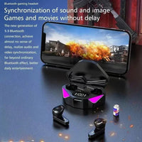 Thumbnail for X15 Bluetooth 5.3 Gaming Earbuds with Charging Case - InspiredGrabs.com