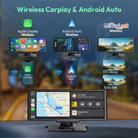 Thumbnail for XGODY 10.26 inch 4K Wireless CarPlay Android Auto Dash Cam - InspiredGrabs.com