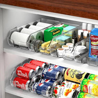 Thumbnail for XL Refrigerator Soda Can Organizer Bin - InspiredGrabs.com