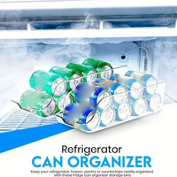 Thumbnail for XL Refrigerator Soda Can Organizer Bin - InspiredGrabs.com