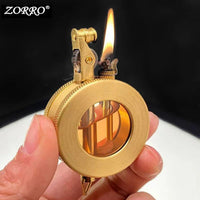 Thumbnail for ZORRO Copper Handmade Kerosene Lighter – Vintage Style - InspiredGrabs.com