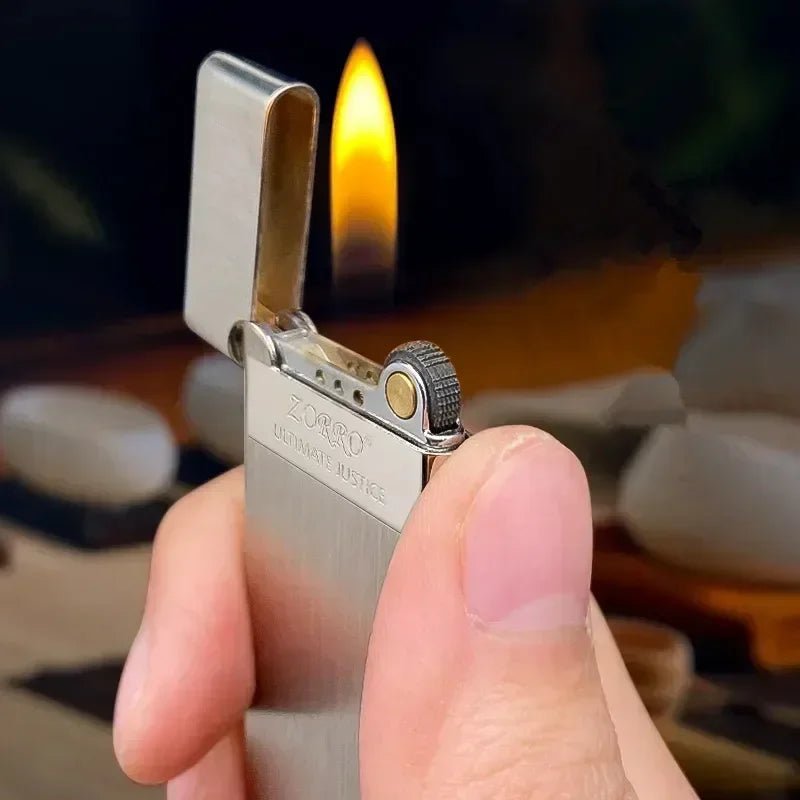 Zorro Ultra Thin Butane Gas Lighter - Gift Ready - InspiredGrabs.com