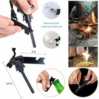 Thumbnail for 14-In-1 Outdoor Emergency Survival Kit Camping Hiking Tactical Gear Case Set Box - InspiredGrabs.com