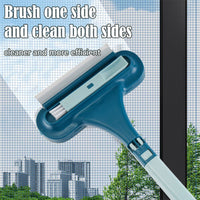 Thumbnail for 2-In-1 Glass Cleaning Brush Car Windshield Home Window Glass Universal Detachable Squeegee Wiper Portable Cleaner Brushes - InspiredGrabs.com