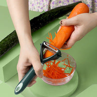 Thumbnail for 2-In-1 Vegetable Fruit Potato Peeler Upgrade Sharp Parer Slicer Julienne Cutter - InspiredGrabs.com