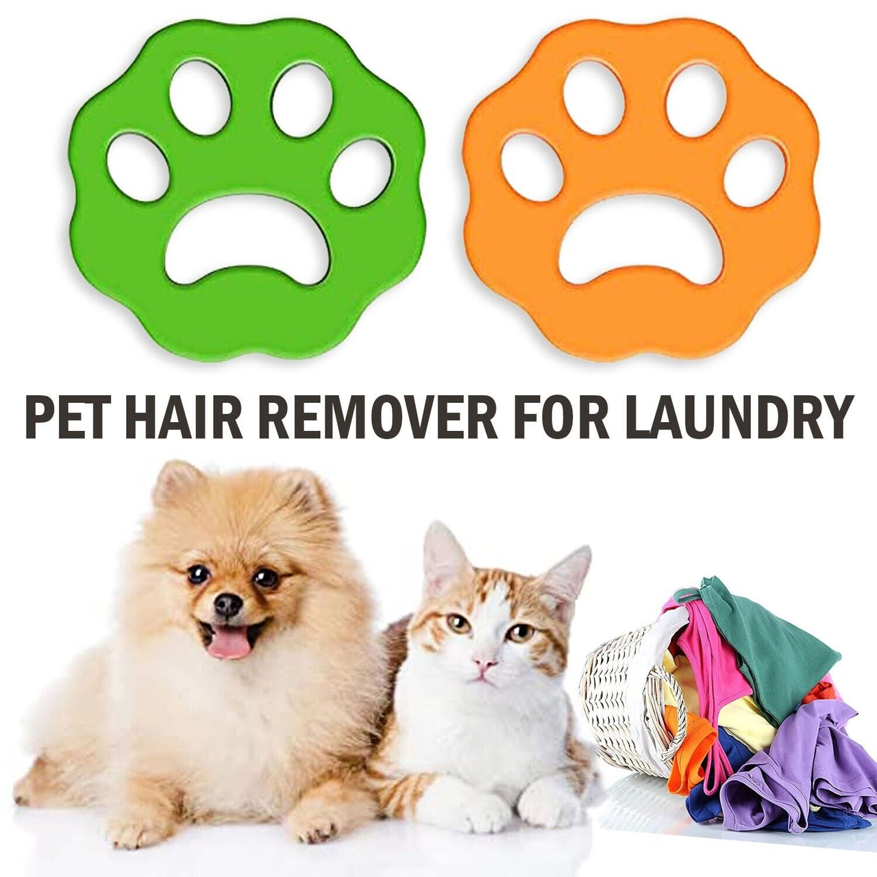 2-Pack Pet Hair Remover for Laundry Washing Machine Hair Catcher Pet Fur Catcher - InspiredGrabs.com