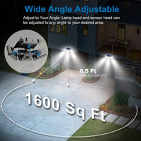 Thumbnail for 2-Pack Solar Lights Outdoor 128 LED 800LM Cordless LED Solar Motion Sensor Lights IP65 Waterproof Security LED Flood Light - InspiredGrabs.com