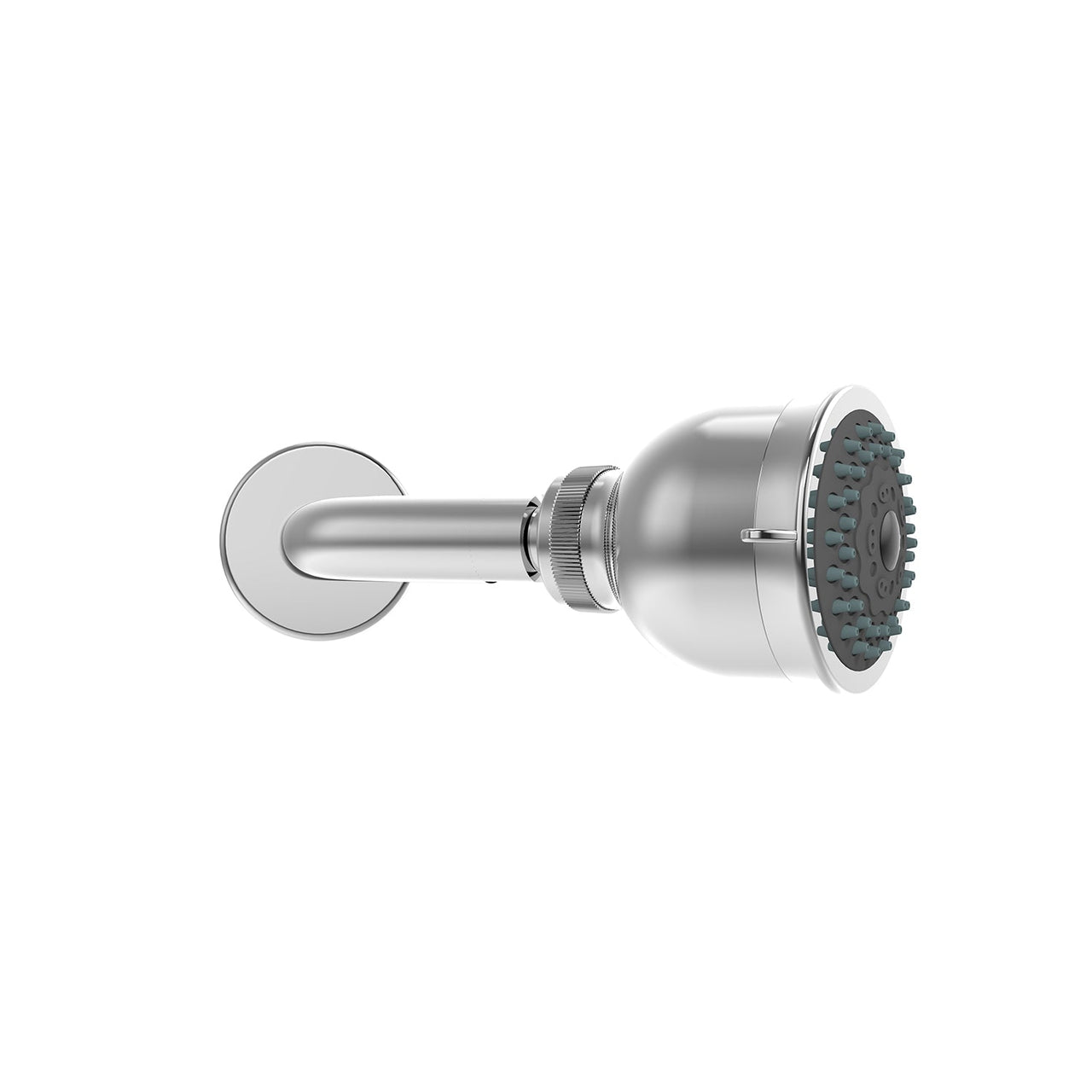 2-Spray Settings 2.92 In. Wall Mount Fixed Adjustable Shower Head In Chrome - InspiredGrabs.com