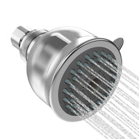 Thumbnail for 2-Spray Settings 2.92 In. Wall Mount Fixed Adjustable Shower Head In Chrome - InspiredGrabs.com