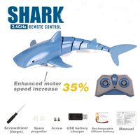 Thumbnail for 2.4G Remote Control Water Jet Shark Funny Water Spray Simulation Whale Animals Submarine Remote Control Fish - InspiredGrabs.com