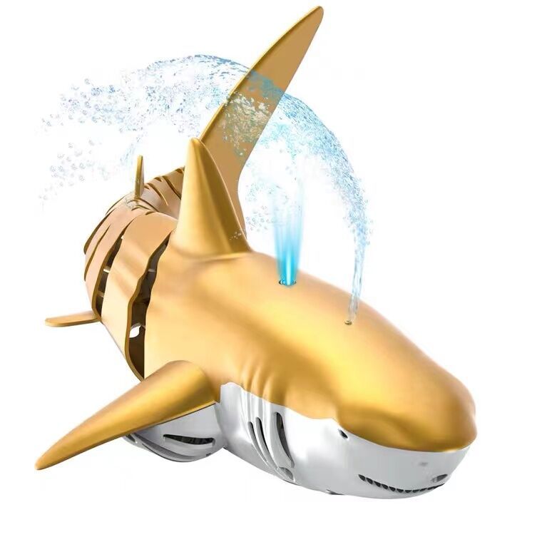 2.4G Remote Control Water Jet Shark Funny Water Spray Simulation Whale Animals Submarine Remote Control Fish - InspiredGrabs.com