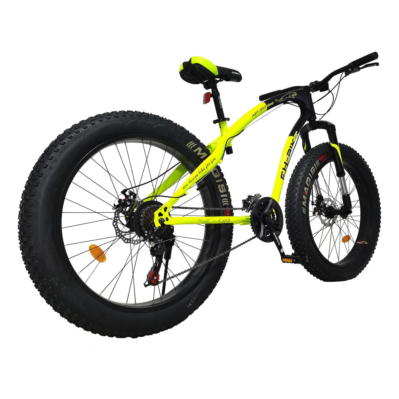 26-inch Fat Tire Off-Road Vehicle 21-Speed Mountain Snow Bike - InspiredGrabs.com