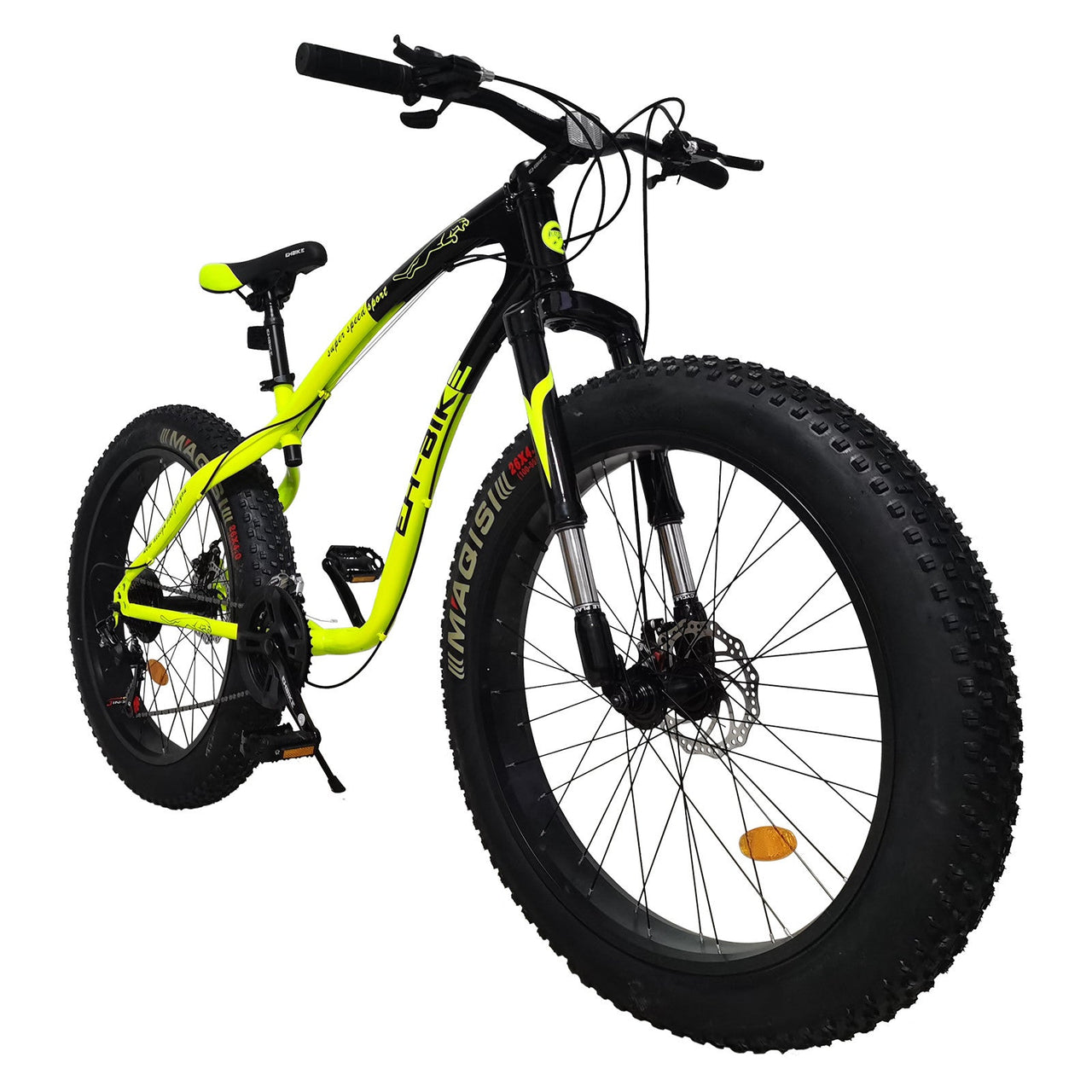 26-inch Fat Tire Off-Road Vehicle 21-Speed Mountain Snow Bike - InspiredGrabs.com