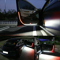 Thumbnail for 2Pcs Car Door Opening Warning LED Strip Light Flashing Anti-collision Universal - InspiredGrabs.com