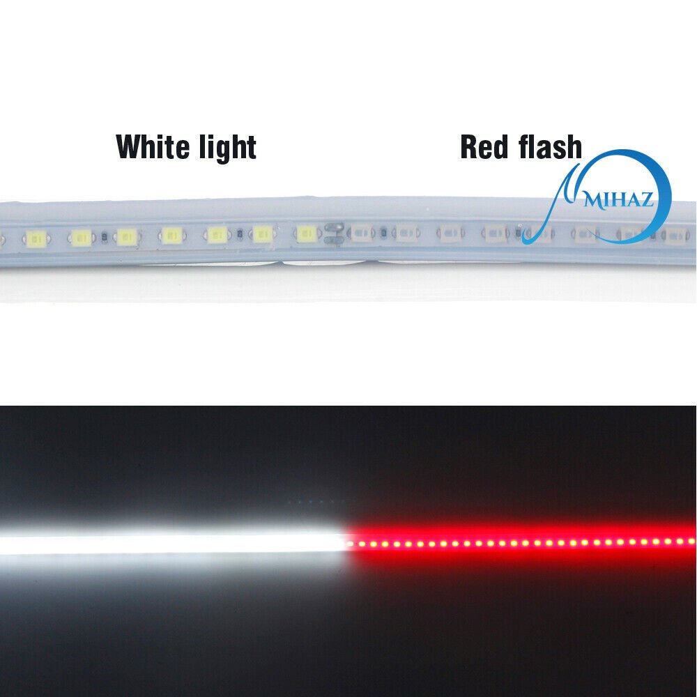 2Pcs Car Door Opening Warning LED Strip Light Flashing Anti-collision Universal - InspiredGrabs.com