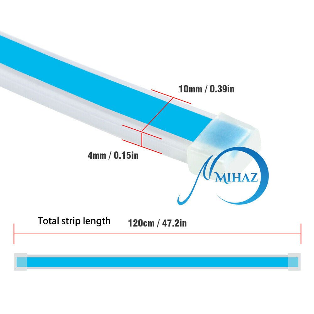 2Pcs Car Door Opening Warning LED Strip Light Flashing Anti-collision Universal - InspiredGrabs.com