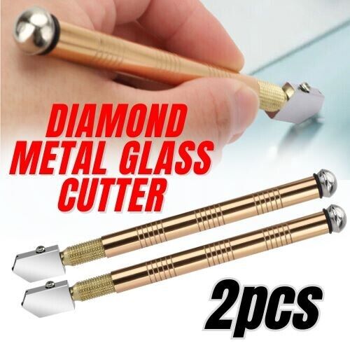 2Pcs Professional Glass Cutter Metal Carbide Precision Anti-skid Cutting Tools - InspiredGrabs.com