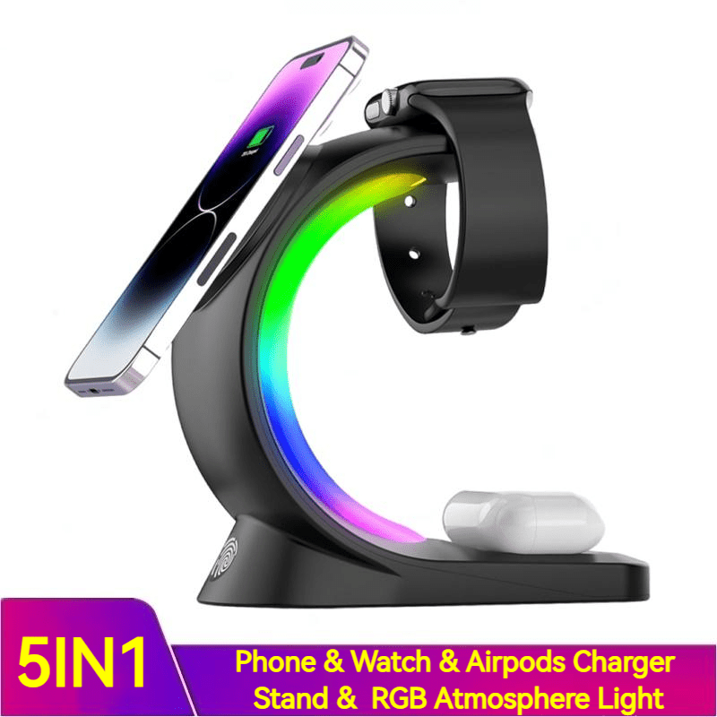 3-In-1 Magnetic Wireless Charger - InspiredGrabs.com