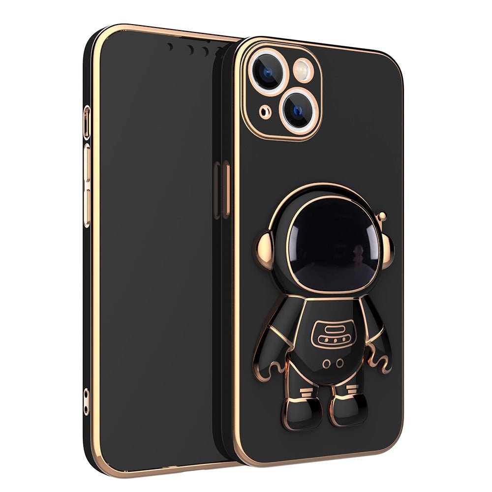 3D Astronaut Phone Case Anti-drop Electroplating Bracket - InspiredGrabs.com