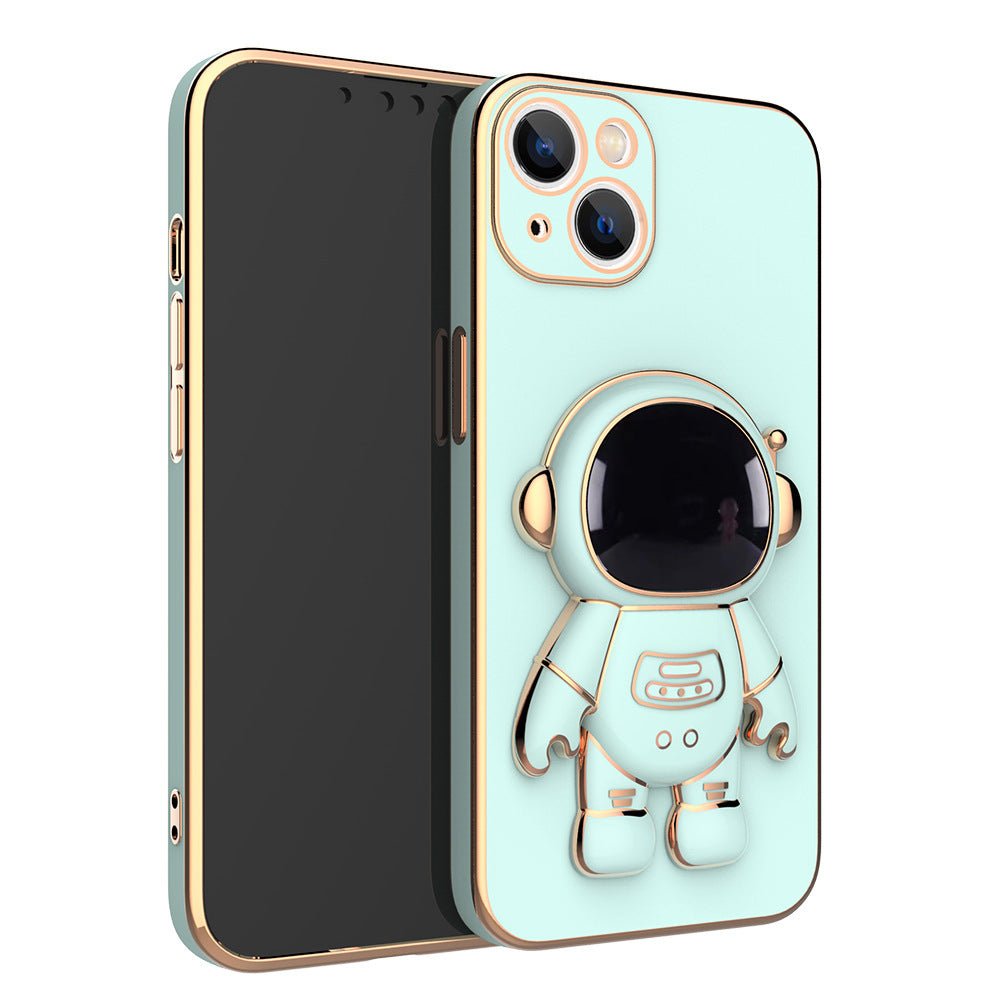 3D Astronaut Phone Case Anti-drop Electroplating Bracket - InspiredGrabs.com