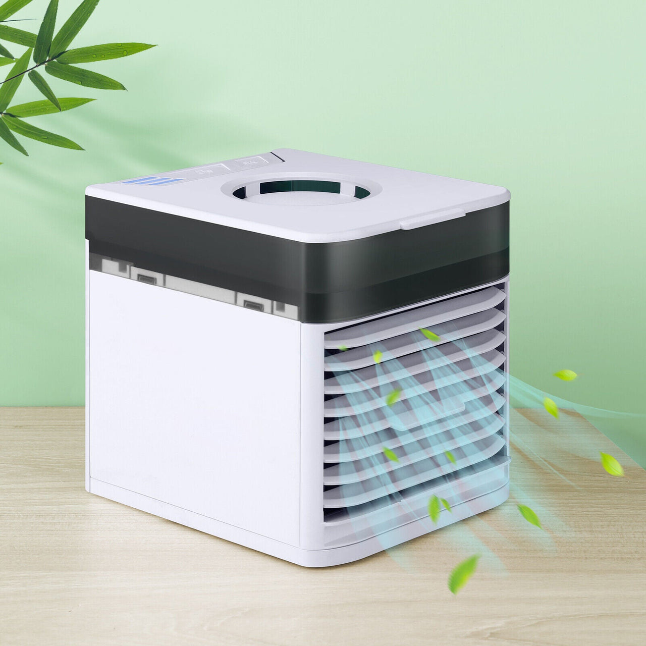 4-In-1 Personal Portable Cooler AC Air Conditioner Unit Air Fan Humidifier 4-In-1 Upgraded Portable Air Conditioner Cooling Fan 3-Speed Home Office Tent - InspiredGrabs.com